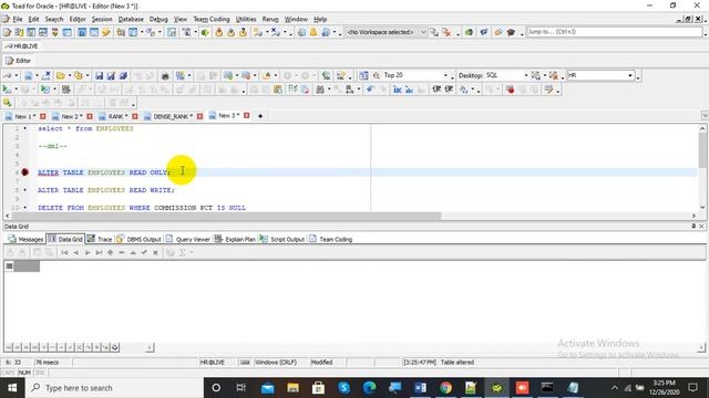 Set Read Only Table in Oracle Database || xfactor смотреть онлайн