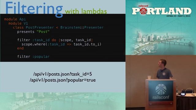 Rails Conf 2013 Introducing Brainstem, your companion for rich Rails APIs смотреть онлайн