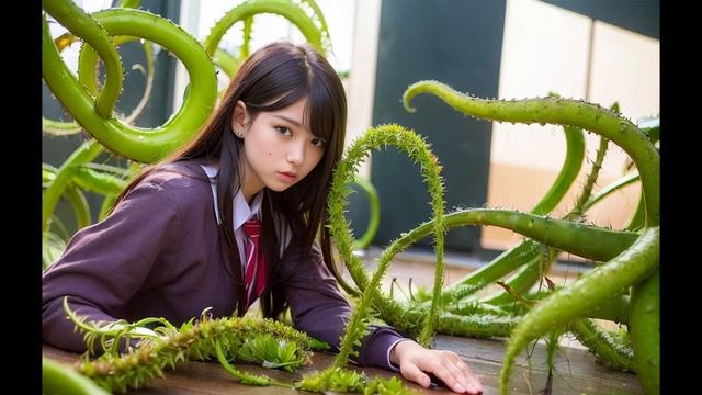 AI Photo Album 「AI 写真集 07 女子高生と触手02」