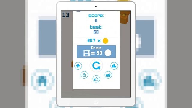 CUBE ROLL | Rolling To 60 | iOS / Android Game (New Games #1) смотреть онлайн