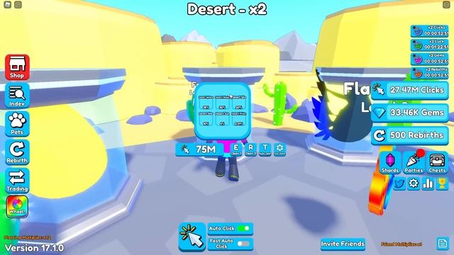 RUSSO И MR BEAST В CLICKER PARTY SIMULATOR В РОБЛОКС! ROBLOX смотреть онлайн