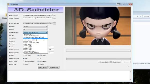 Convertir Subtitulos a 3D SBS смотреть онлайн