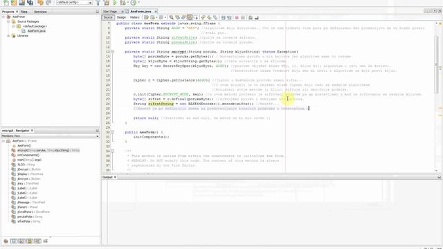 Java Cryptography Extension (JCE) - AES example смотреть онлайн