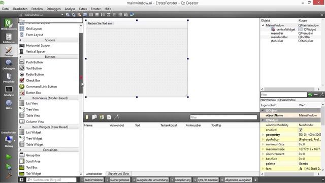 Eine GUI-Anwendung gestalten | Einstieg in C++ смотреть онлайн