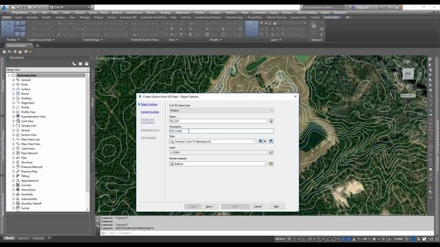 Create Surface from GIS Data смотреть онлайн