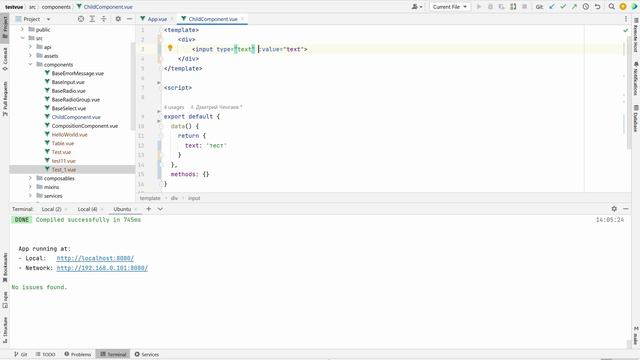 v-bind. Связь шаблона с данными. смотреть онлайн