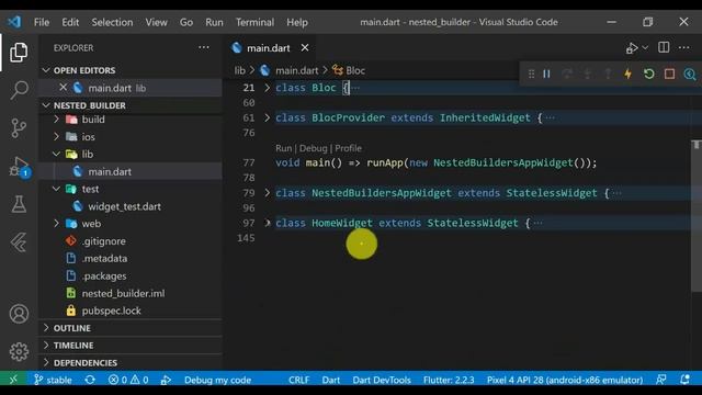 தமிழில் | Nested Builders | Flutter Development смотреть онлайн
