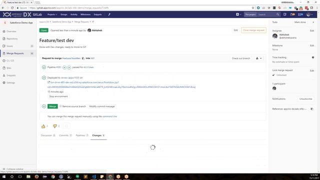 Creating Merge Request