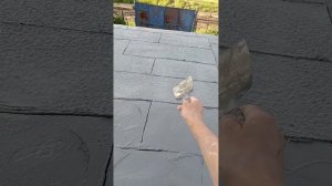 Арт бетон на крыше. Часть 1. Разметка рисунка.