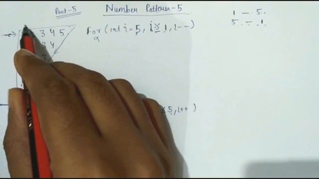5.Number Pattern in JAVA (hindi) смотреть онлайн