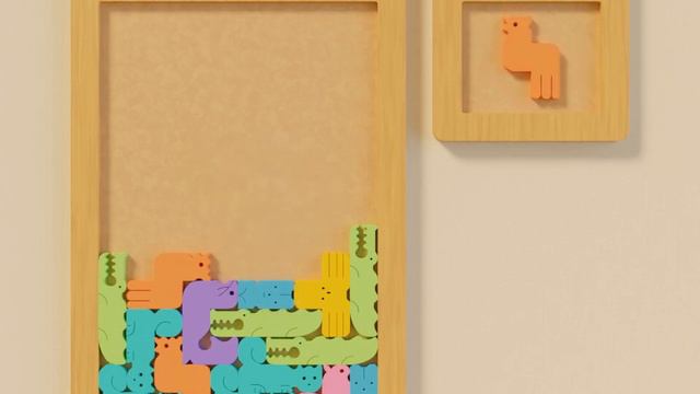 Wooden Animal Tetris 2 смотреть онлайн