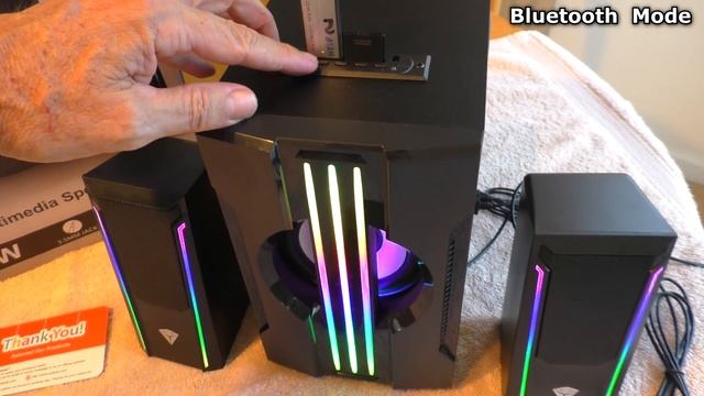 Best Bluetooth Speakers S702 SPKPAL 2.1 with Subwoofer USB and SD Card Music Player смотреть онлайн