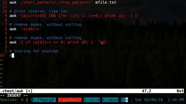 cheat - Interactive Cheatsheets - Linux CLI смотреть онлайн