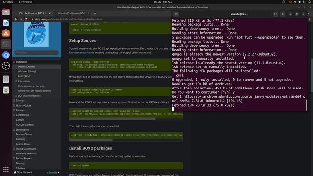 How to install Latest ROS 2 Humble Hawksbill Desktop on Latest Ubuntu 22.04 LTS | Debian смотреть онлайн