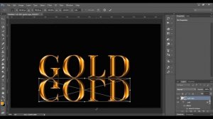 Эффект Золотого Текста в Фотошопе | Урок #10