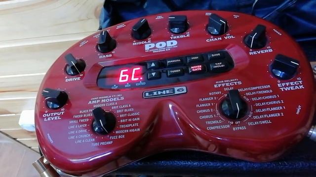 ОБЗОР НА ГИТАРНЫЙ ПРОЦЕССОР LINE 6 POD VERSION 2.0 | ЭФФЕКТЫ И ГОТОВЫЕ ЗВУКИ смотреть онлайн