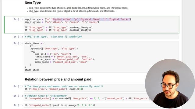 4) Pandas & scikit-learn Tutorial: EDA of E-Commerce Sales Data - Music Marketplace смотреть онлайн