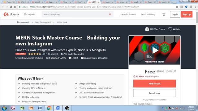 Free Programming Course on Udemy wIth Certificate | Enroll Now | May 5 смотреть онлайн
