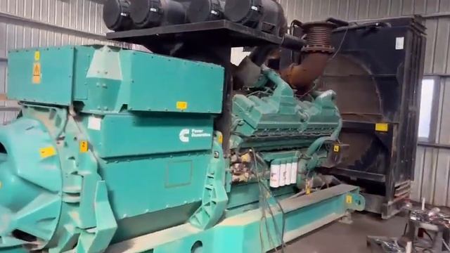 Дизель генератор. дэс. дгу Cummins 2000 Квт смотреть онлайн
