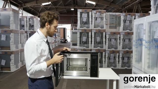 GORENJE BM251S4XG | Beépíthető Mikrohullámú Sütő Bemutató Videó