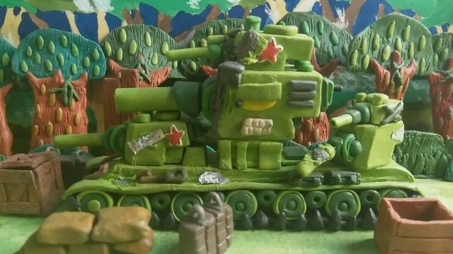 Ремонт Советского монстра кв 6 (1.23) Мультики про танки смотреть онлайн
