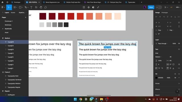 Design System Figma (Color Style, Text Style & Button) смотреть онлайн