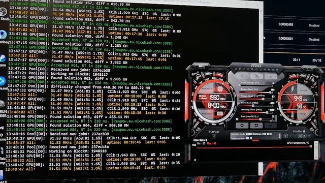 RTX 3070 LHR - RAVENCOIN Hashrate & Overclocking смотреть онлайн