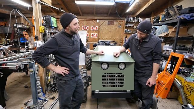 420cc Predator powered articulating 4x4 dump truck build part 8 смотреть онлайн