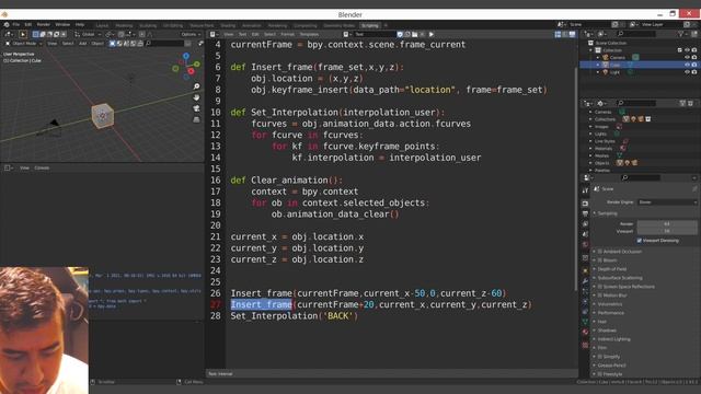 Aprende a generar animaciones con Python en Blender ?? смотреть онлайн
