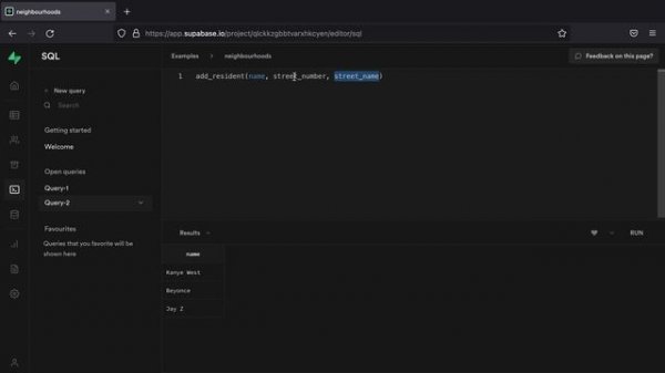 Create PostgreSQL Functions with Supabase