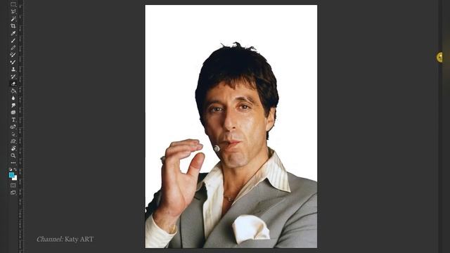 Scarface - Tony Montana | РИСУЮ постер по фильму - Лицо со шрамом смотреть онлайн