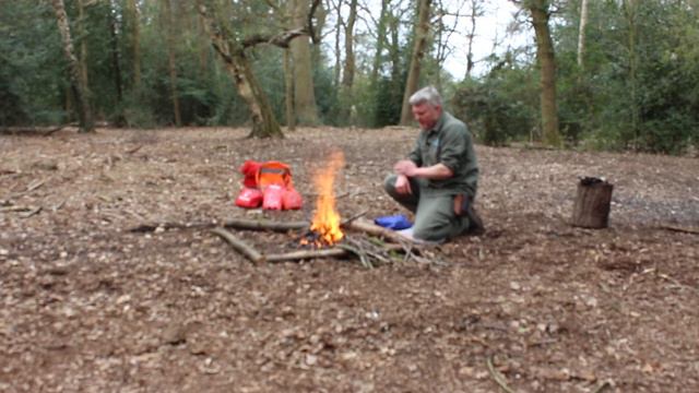 Safe Siting And Lighting Of A Campfire (out Of Focus, Sorry!)