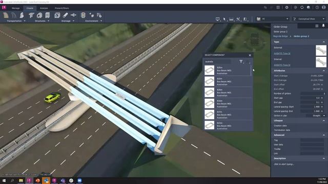 InfraWorks - Bridge Design Workflow смотреть онлайн