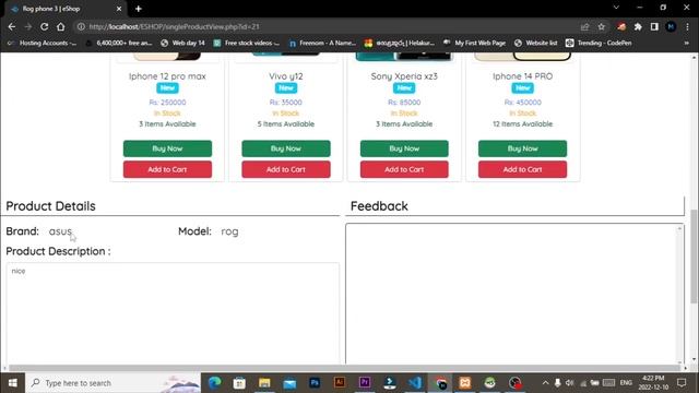 Web Project Task 22 | 1st year | Semester 01 | Java Institute | eShop Web Application смотреть онлайн