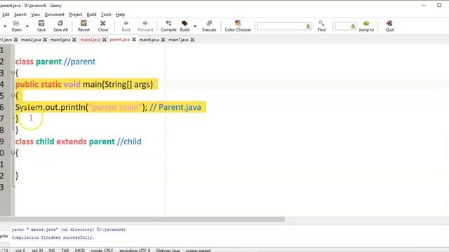 Main method | Java Programming Language | GeeksforGeeks смотреть онлайн