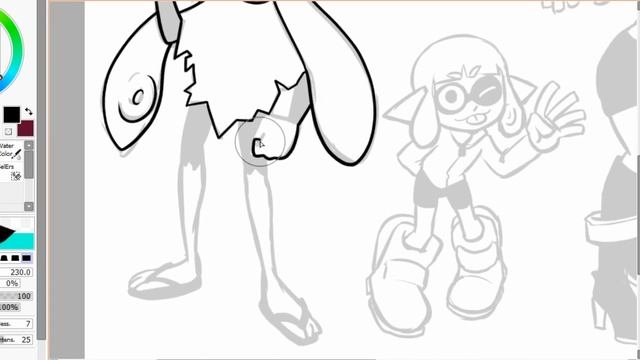 Splatoon Agents SPEEDPAINT смотреть онлайн