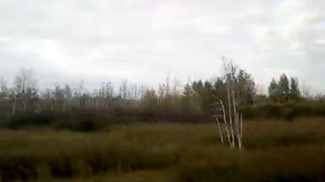 Вид из окна поезда, Тюмень - Ишим смотреть онлайн