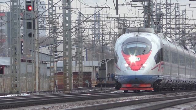 Электропоезд ЭВС1-10 САПСАН №765 Москва - Санкт-Петербург смотреть онлайн