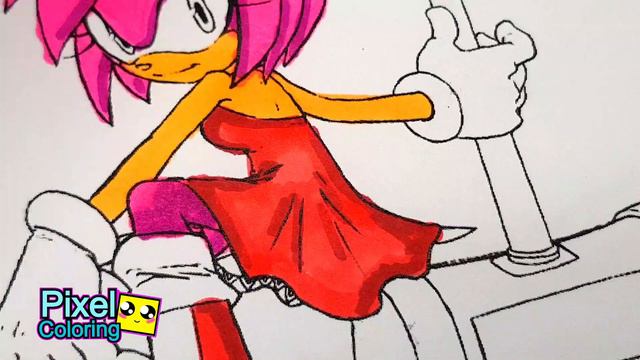 Amy Rose from Sonic 3 - Coloring Pages!! Tobu - Candyland [NCS Release] смотреть онлайн