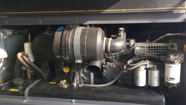 Запуск компрессора Atlas XAHS 186 DD смотреть онлайн