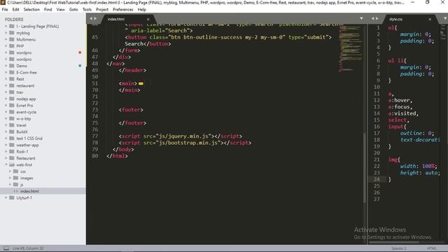 BOOTSTRAP 4 navbar 2 смотреть онлайн