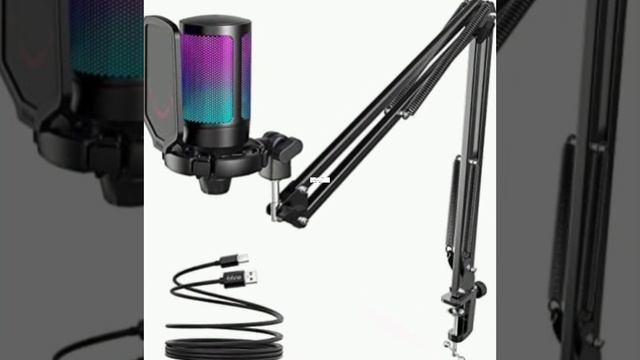 best FIFINE Gaming PC USB Microphone PS4/5 PC Gamer Youtuber смотреть онлайн