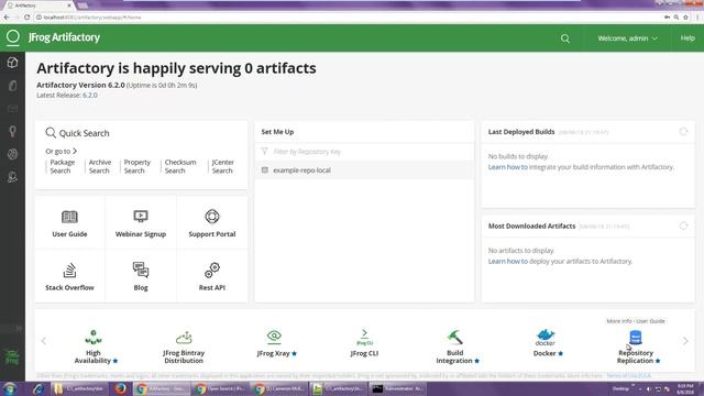JFrog artifactory tutorial: Download, setup and JAR deployment смотреть онлайн