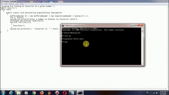 How to run/execute a java program in telugu смотреть онлайн