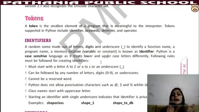 Pathania Public School (Class VIII) Chapter-9 (Python -Introduction)Part -3 (December30, 2020) смотреть онлайн