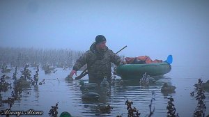 ОХОТА НА УТКУ В РАЗЛИВАХ. НАМАНИЛ КРЯКВУ. Охота с чучелами и манком.