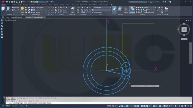 5.5 Schwungscheibe - Flywheel - Autocad 2024 Taining - Part Design смотреть онлайн
