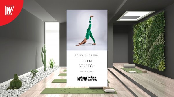 TOTAL STRETCH с Еленой Дубас | 10 января 2023 | Онлайн-тренировки World Class