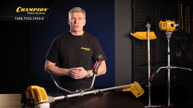 Обзор мотокос CHAMPION T256, T333, T433-2 смотреть онлайн