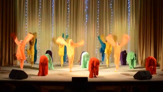 Образцовый ансаибль эстрадного танца "Ланце", смешанная группа,"Краски" смотреть онлайн